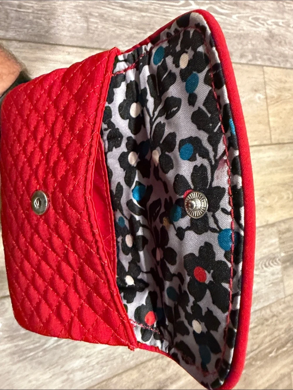 Vera Bradley compact quilted